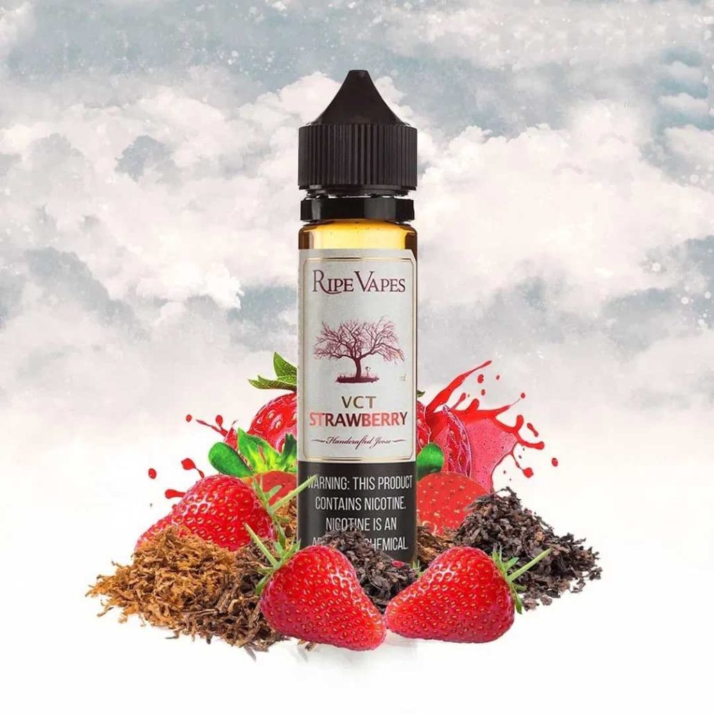 جویس تنباکو خامه توت فرنگی Ripe Vapes Vct Strawberry