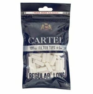 فیلتر سیگار دست پیچ کارتل رگولار لانگ Cartel Regular Long Filter Tips