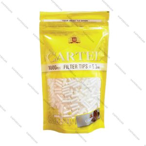 فیلتر سیگار دست پیچ کارتل سوپر اسلیم به همراه کاغذ سیگار Cartel Super Slim Filter tips with Paper