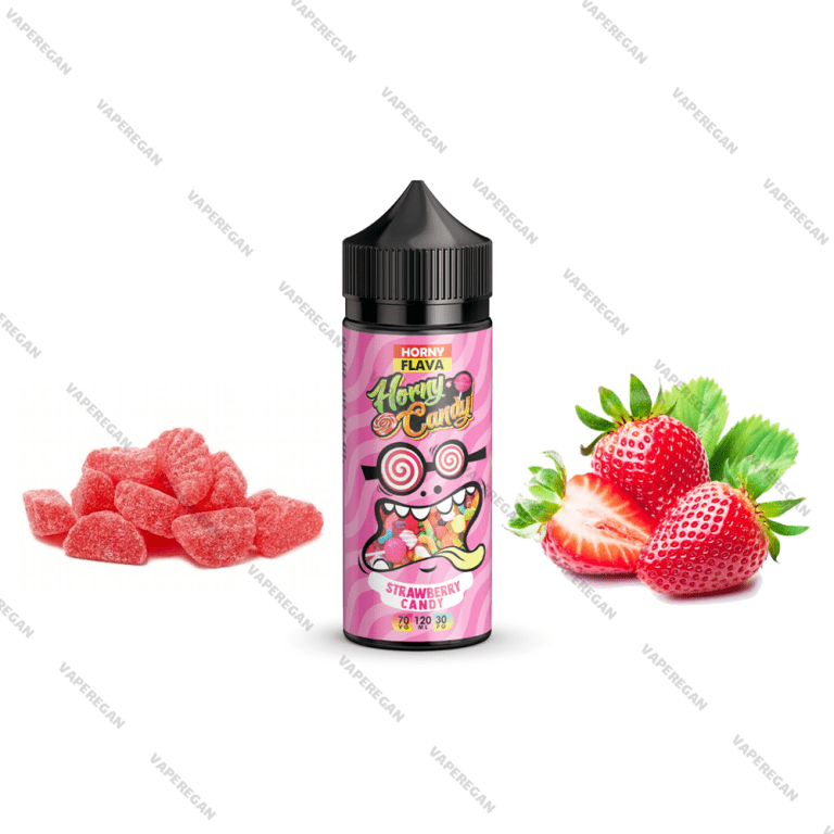 جویس هورنی آبنبات توت فرنگی Horny Flava Strawberry Candy (120ml)