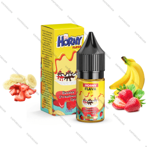 سالت نیکوتین هورنی موز توت فرنگی Horny Flava Banana Strawberry Split Salt Nic