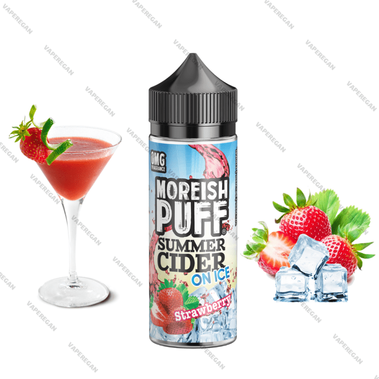 جویس موریش پاف ماءالشعیر توت فرنگی Moreish Puff Summer Cider on Ice Strawberry