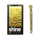 ورق سیگار پیچ طلا ۲۴k شاین Shine 24k Gold King Size Rolling Paper