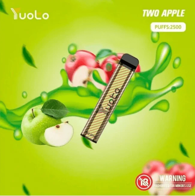پاد سیستم یک بار مصرف یوتو دو سیب Yuoto Two Apple Disposable 2500 Puff