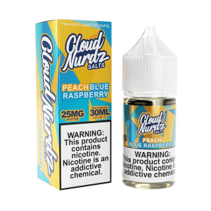 سالت نیکوتین کلود نوردز هلو توت آبی Cloud Nurdz Peach Blue Raspberry (30ml)