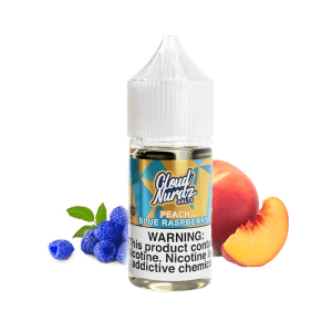 سالت نیکوتین کلود نوردز هلو توت آبی Cloud Nurdz Peach Blue Raspberry (30ml)