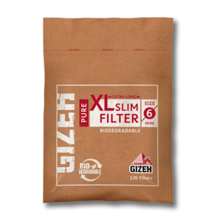 فیلتر سیگار گیزه 60 میلی متری Gizeh Pure XL Slim Filters