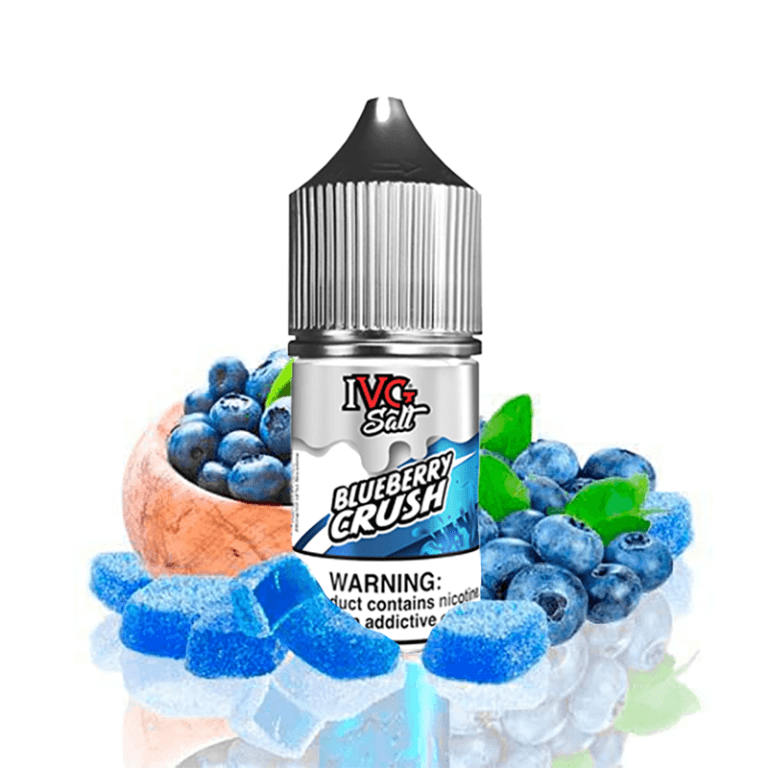 سالت نیکوتین آی وی جی بلوبری یخ IVG Blueberry Crush Saltnic (30ml)