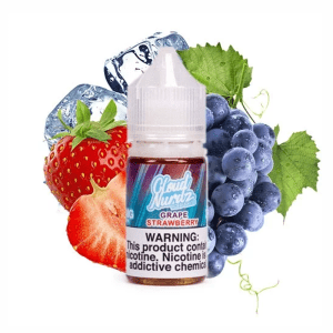سالت نیکوتین کلود نوردز انگور توت فرنگی خنک Cloud Nurdz Grape Strawberry Iced (30ml)