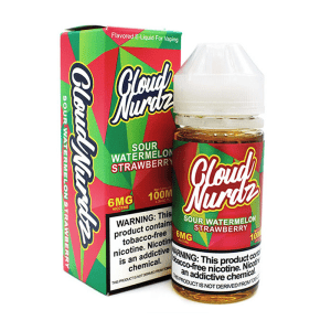 جویس کلود نوردز هندوانه توت فرنگی ترش Cloud Nurdz Sour Watermelon Strawberry (100ml)