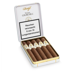 سیگار برگ وینستون چرچیل 5 نخی دیویدوف Davidoff Winston Churchill 5 Cigars