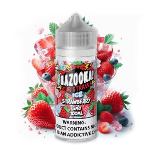 جویس بازوکا توت فرنگی یخ Bazooka Strawberry Ice (100ml)