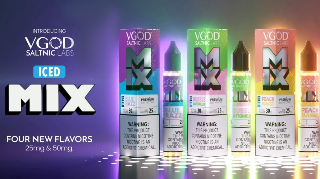 سالت نیکوتین هلو انبه یخ ویگاد VGOD Mix Iced Peach Mango 30ML