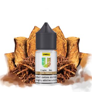 سالت نیکوتین تنباکوخالص یوول Uwell Pure Tobacco 25:30/MG:ML