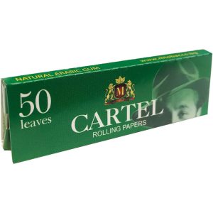 کاغذ سیگار کارتل سبز گیاهی(سایز استاندارد) Cartel Rolling Papers