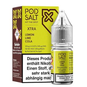 سالت نیکوتین پادسالت لیمو شیرین لیمو ترش و کولا Pod Salt Lemon Lime Cola 30ml