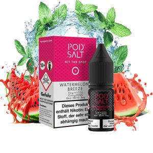 پاد سالت هندوانه یخ  pod salt watermelon breeze 30ML